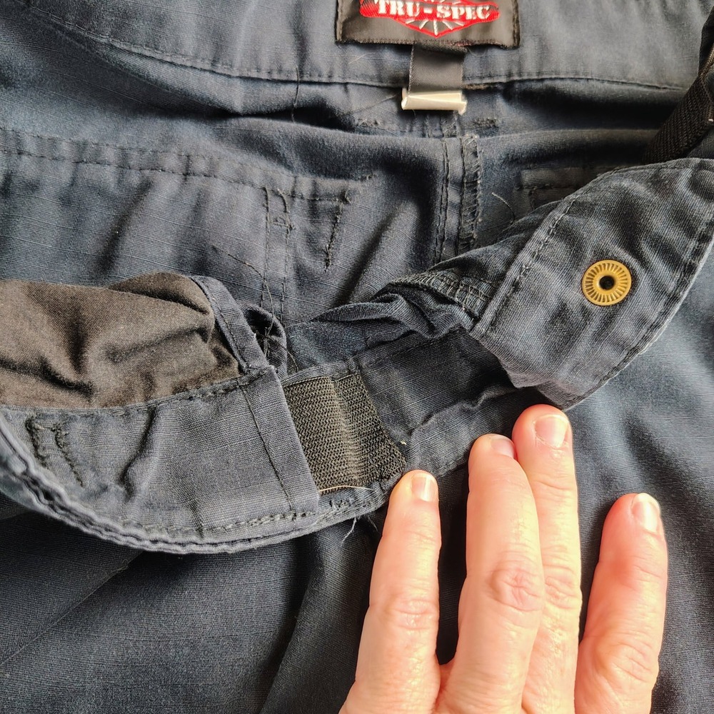 Tru-Spec Mens 36/32 Tactical Ripstop Pants Black Utility Gorpcore Workwear - Picture 10 of 14